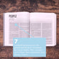 NIV the Jesus Bible Gray Linen Comfort Print Edition (Black Letter Edition)