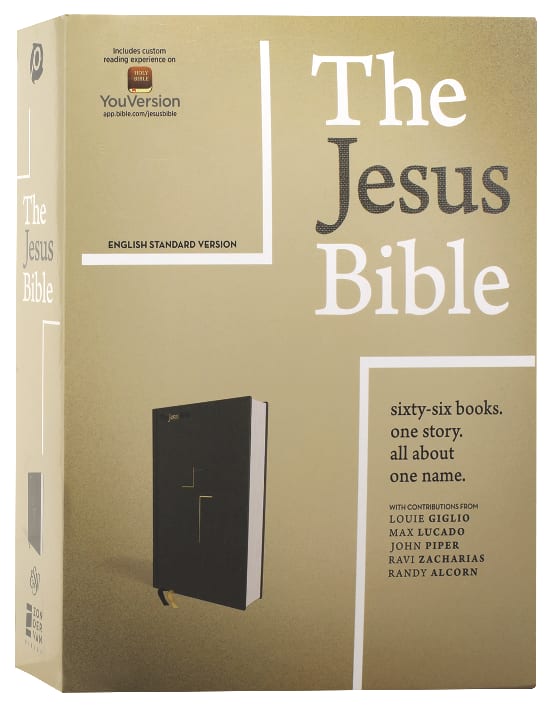 ESV the Jesus Bible Charcoal