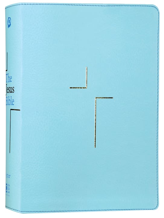 NIV the Jesus Bible Robin's Egg Blue Comfort Print Edition (Black Letter)