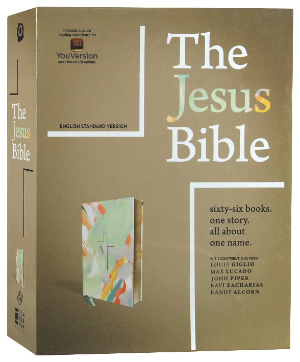 ESV the Jesus Bible Multi-Color Teal