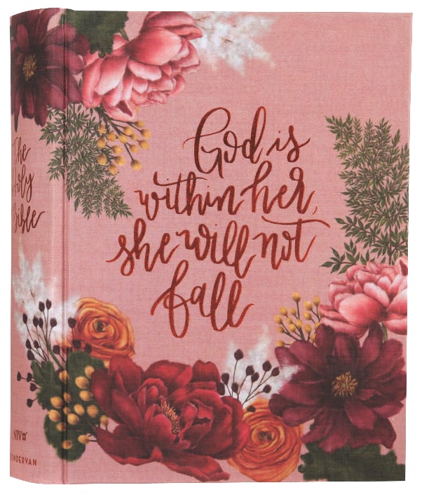 NIV Artisan Collection Bible Pink Floral (Red Letter Edition)