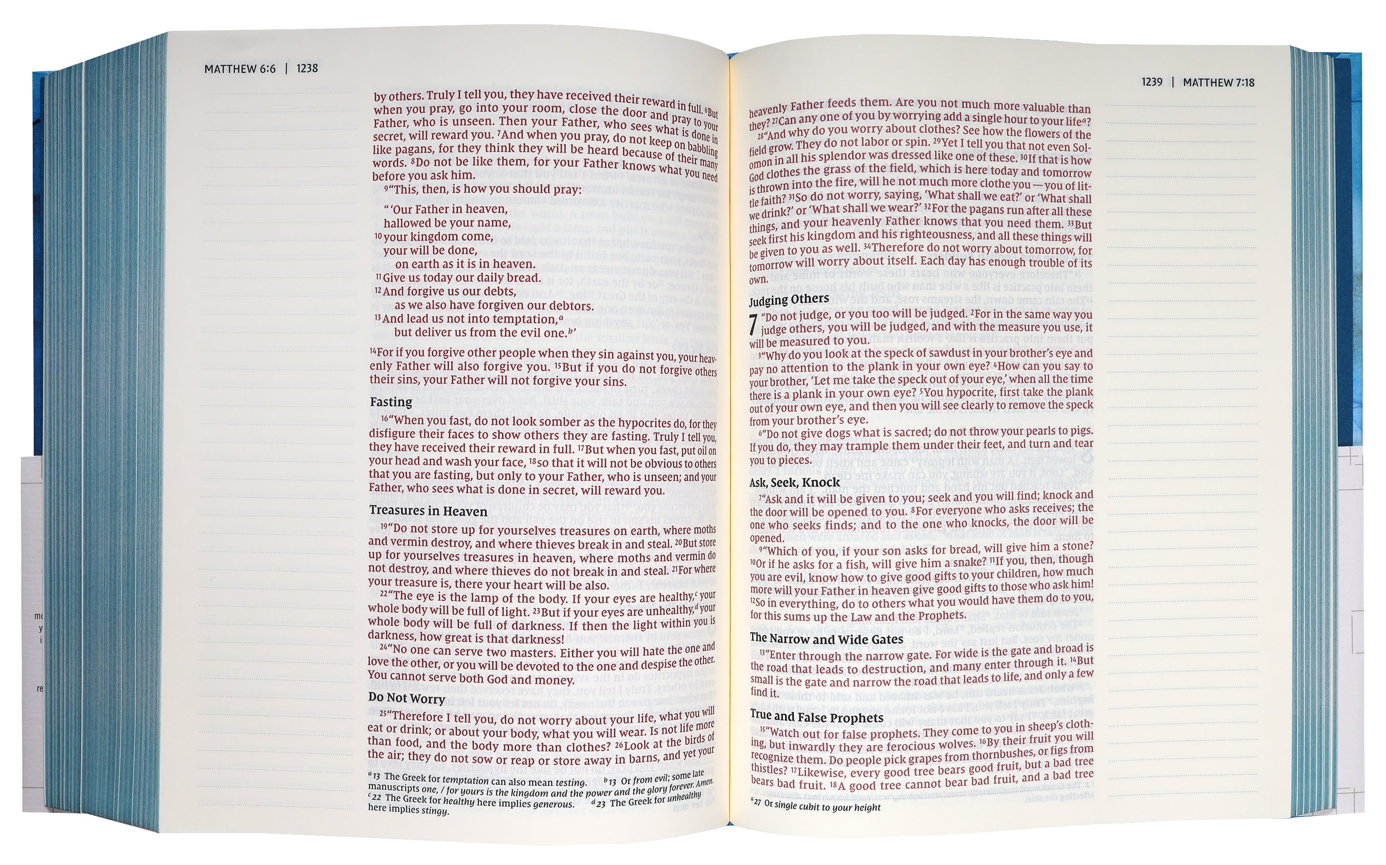 NIV Artisan Collection Bible Blue (Red Letter Edition)
