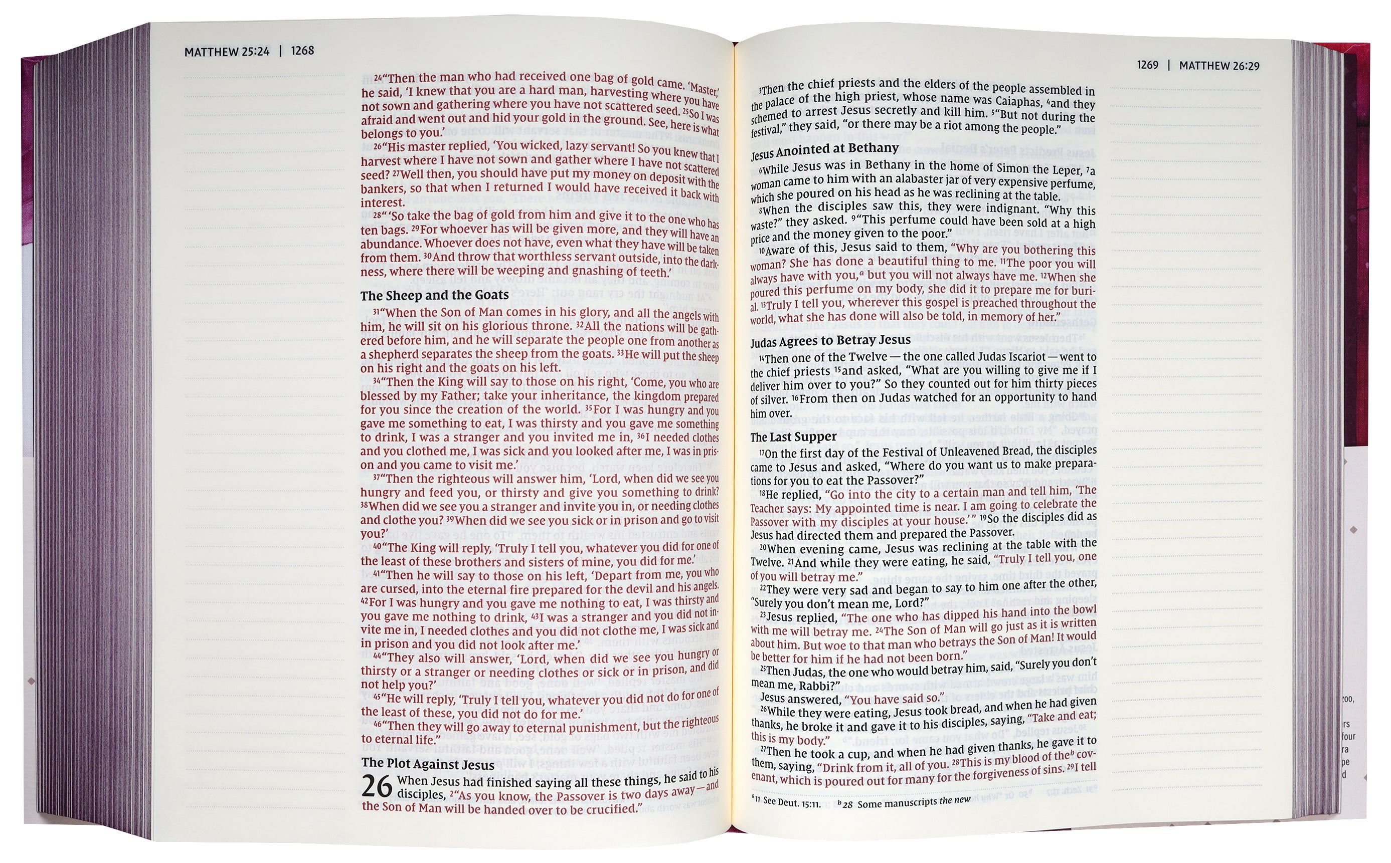 NIV Artisan Collection Bible Pink (Red Letter Edition)