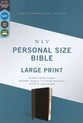 NIV Personal Size Bible Large Print Black (Red Letter Edition)