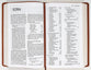NIV Personal Size Bible Large Print Brown (Red Letter Edition)