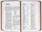 NIV Personal Size Bible Large Print Brown (Red Letter Edition)