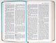 NIV Personal Size Bible Large Print Teal/Gold (Red Letter Edition)