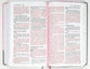 NIV Personal Size Bible Large Print Pink/Gray (Red Letter Edition)