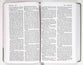NIV Personal Size Bible Large Print Pink/Gray (Red Letter Edition)