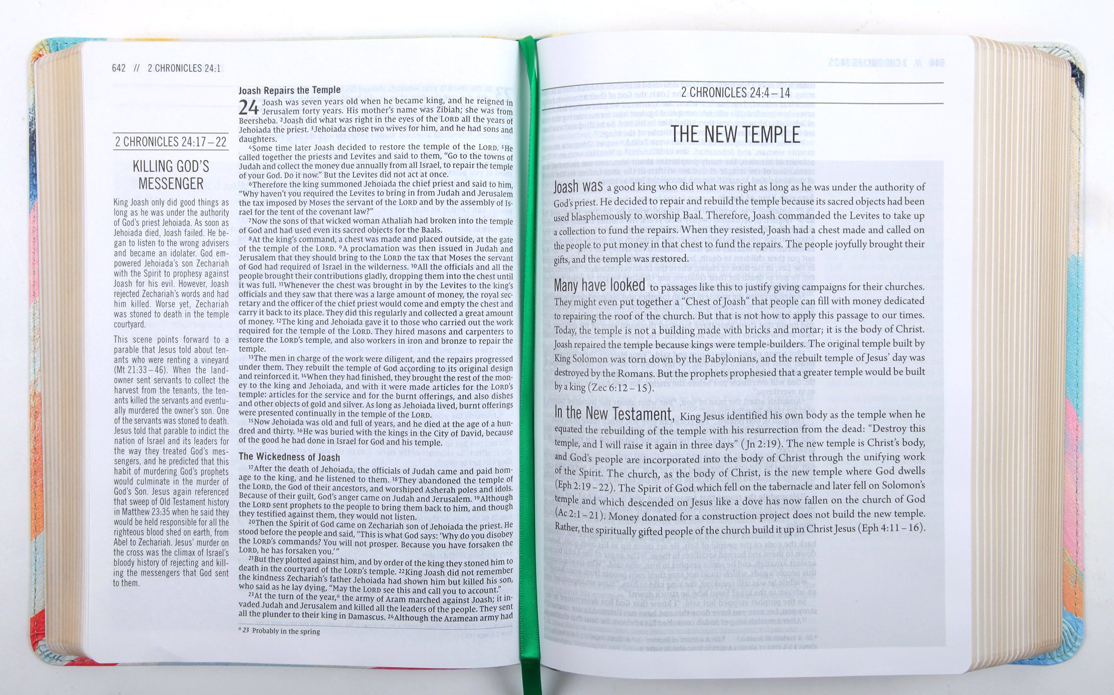 NIV the Jesus Bible Multi-Color Teal