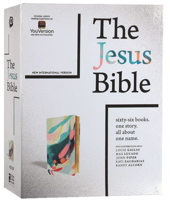 NIV the Jesus Bible Multi-Color Teal