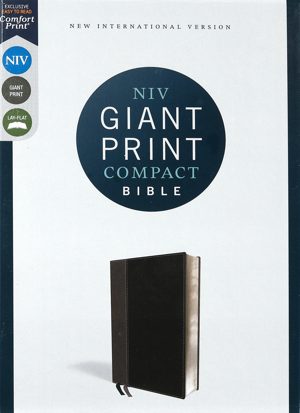 NIV Giant Print Compact Bible Black (Red Letter Edition)