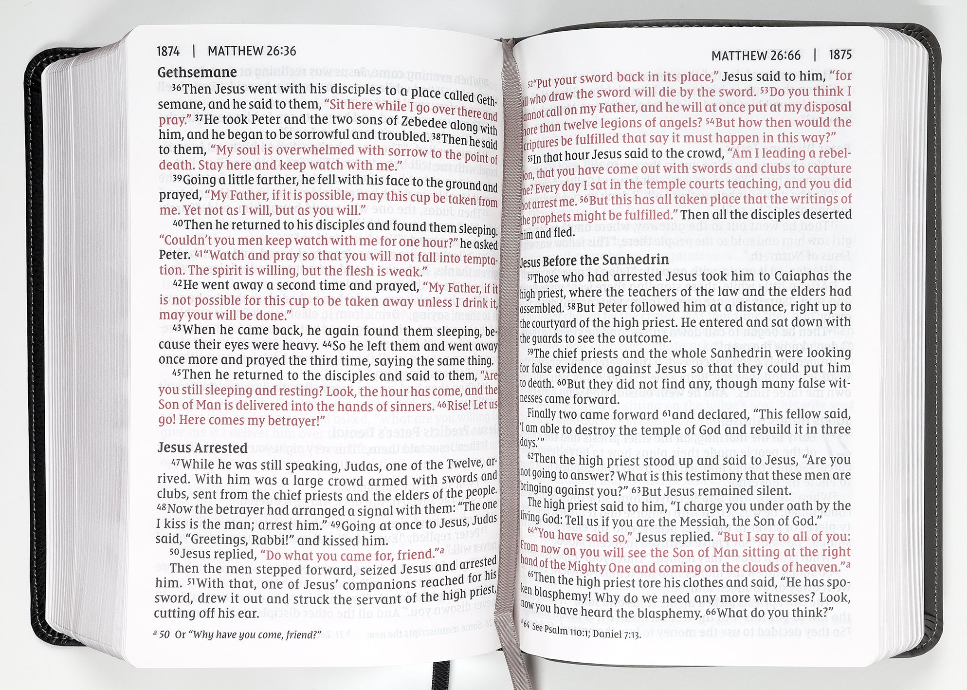 NIV Giant Print Compact Bible Black (Red Letter Edition)