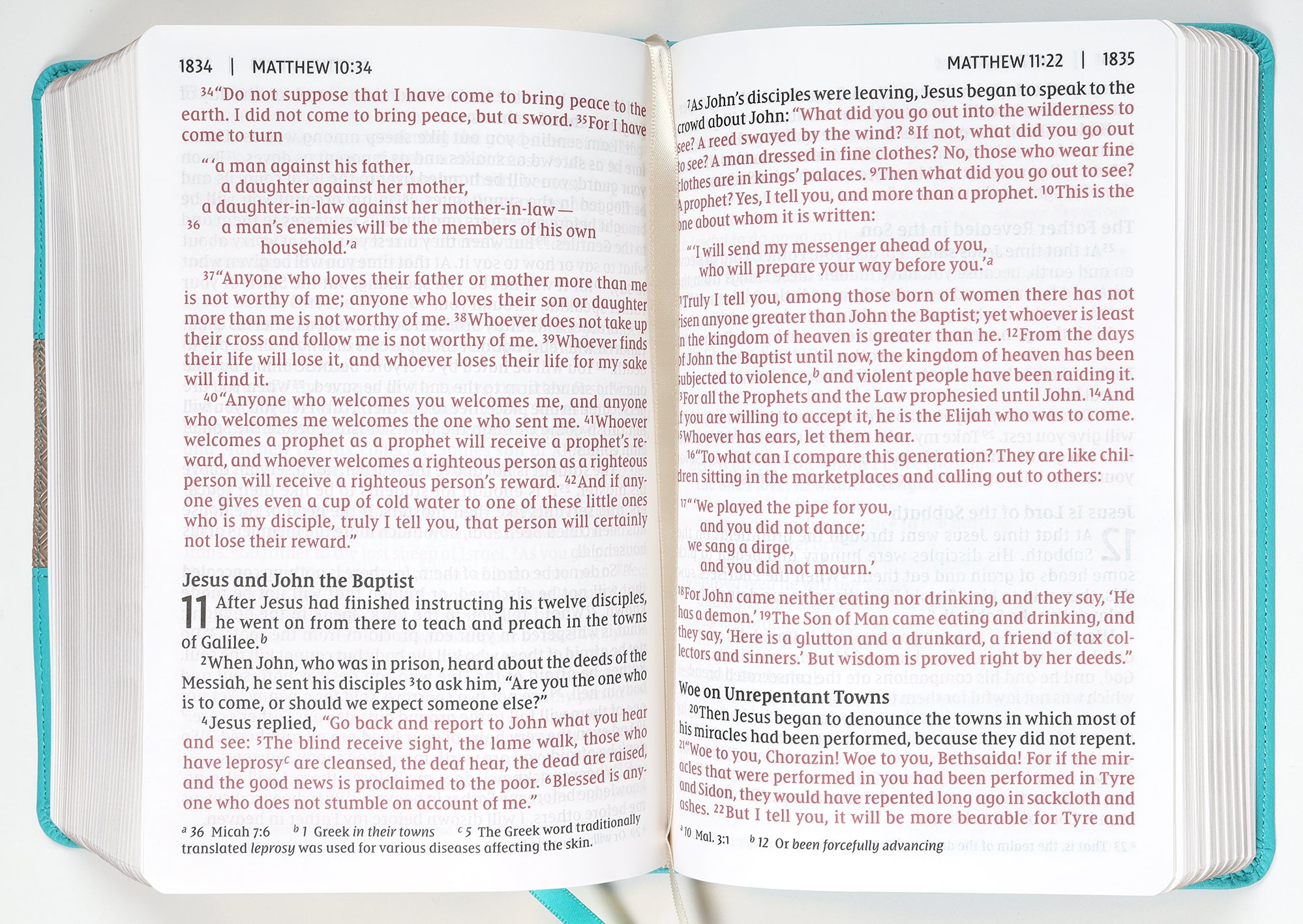 NIV Giant Print Compact Bible Teal (Red Letter Edition)