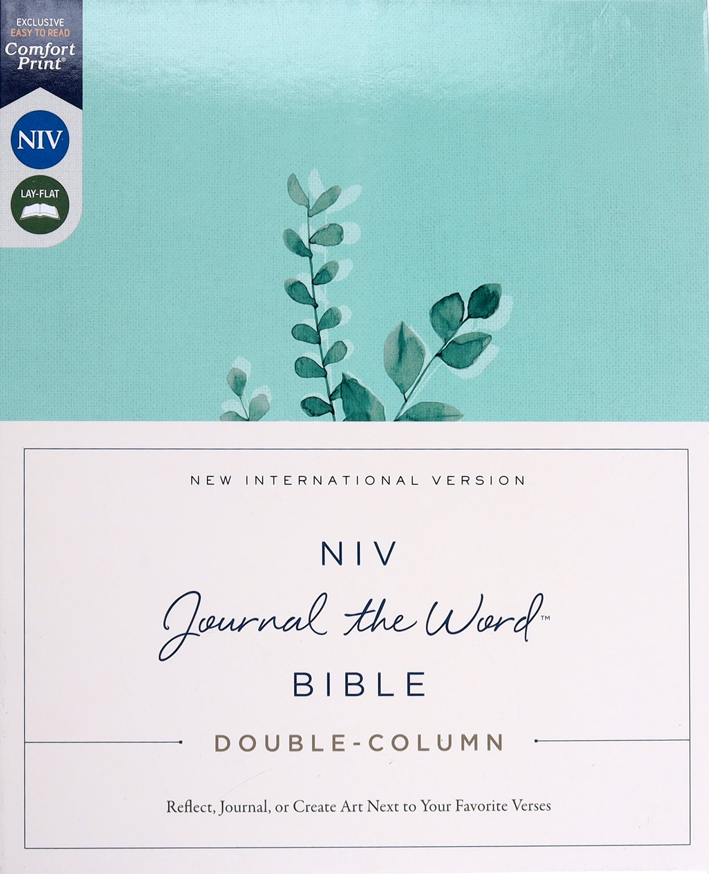 NIV Journal the Word Bible Teal Double Column (Red Letter Edition)