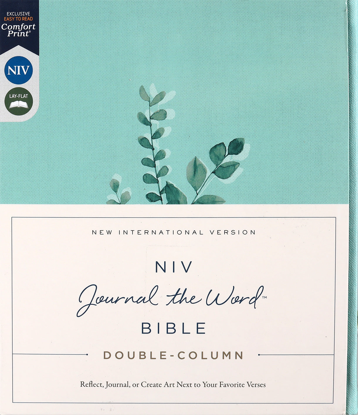 NIV Journal the Word Bible Teal Double Column (Red Letter Edition)