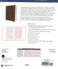 NIV Journal the Word Bible Brown Double Column (Red Letter Edition)