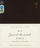 NIV Journal the Word Bible Brown Double Column (Red Letter Edition)