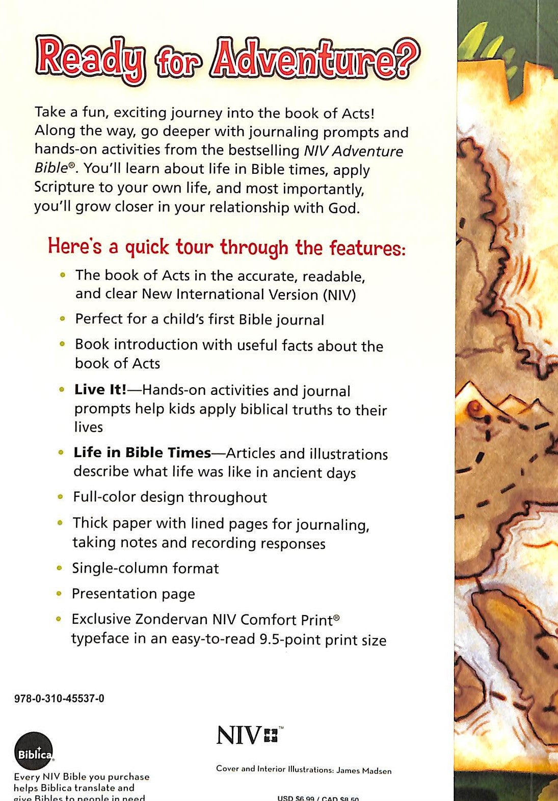 NIV Adventure Bible Field Notes Acts