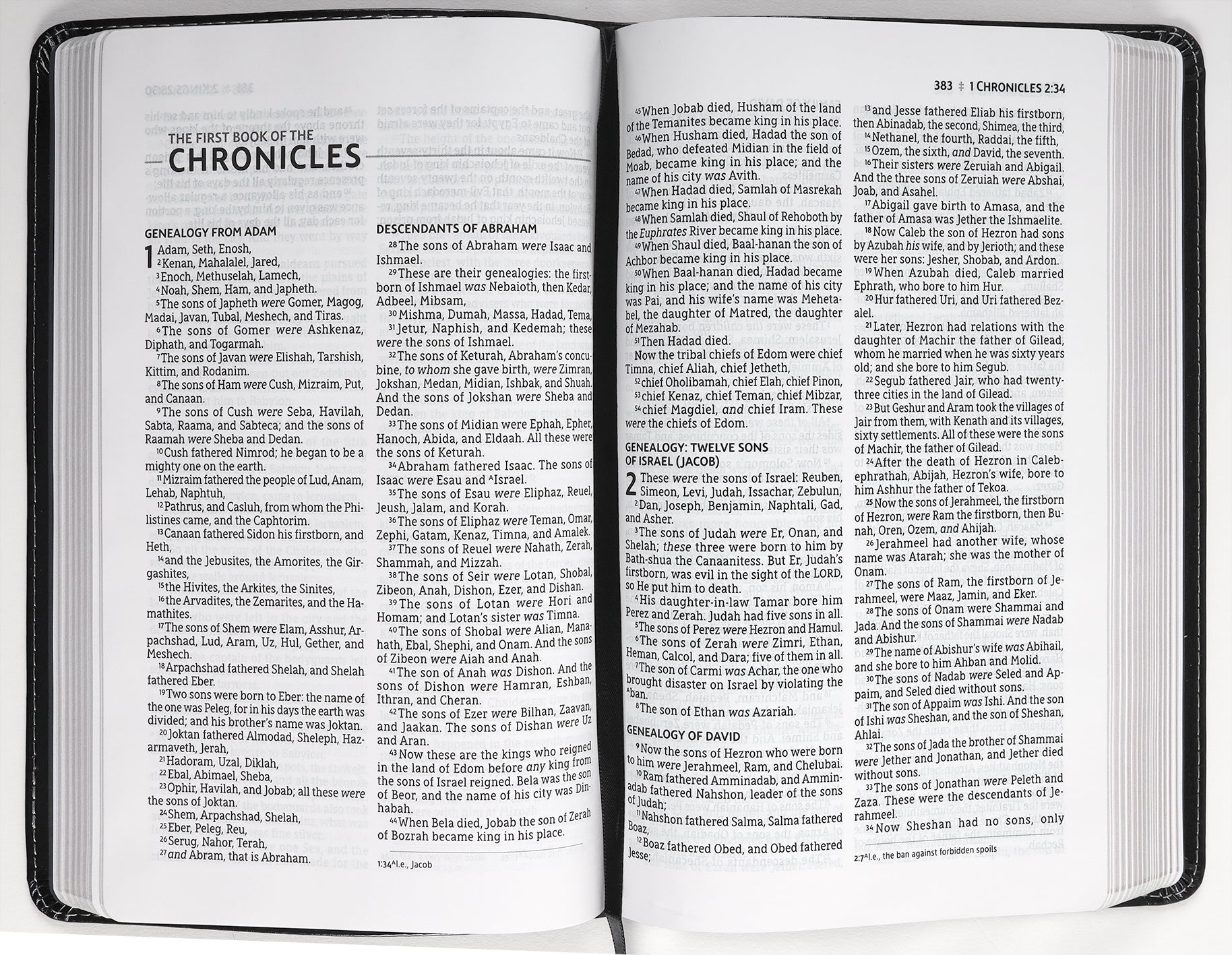 NASB 2020 Thinline Bible Black (Red Letter Edition)