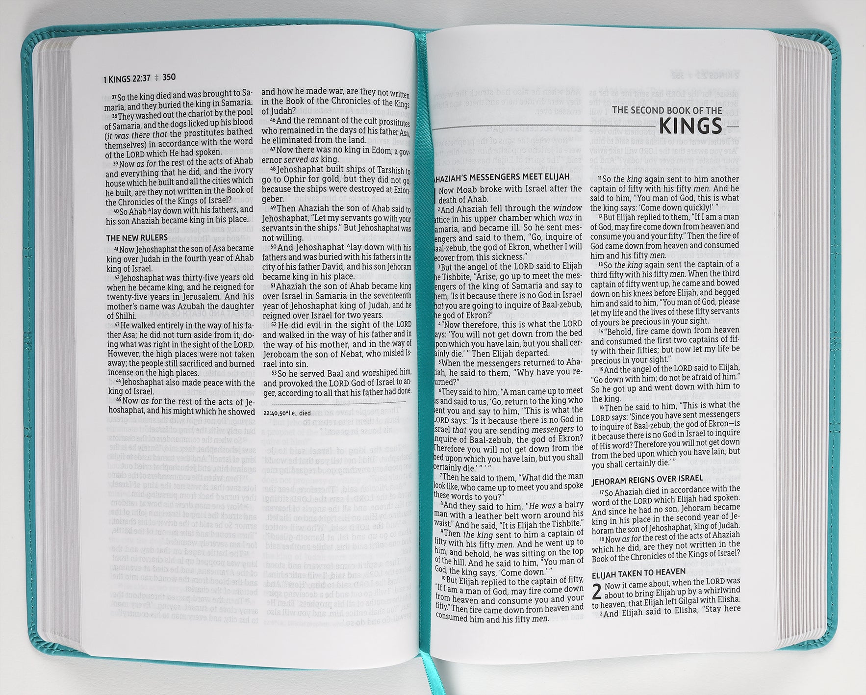 NASB 2020 Thinline Bible Teal (Red Letter Edition)