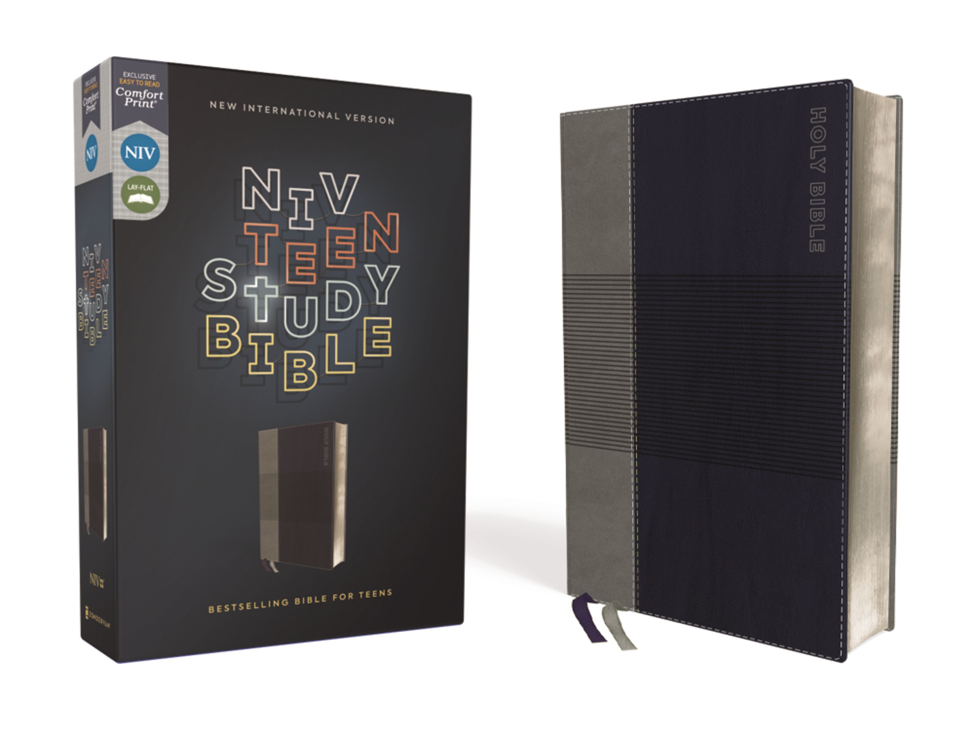 NIV Teen Study Bible Blue Comfort Print