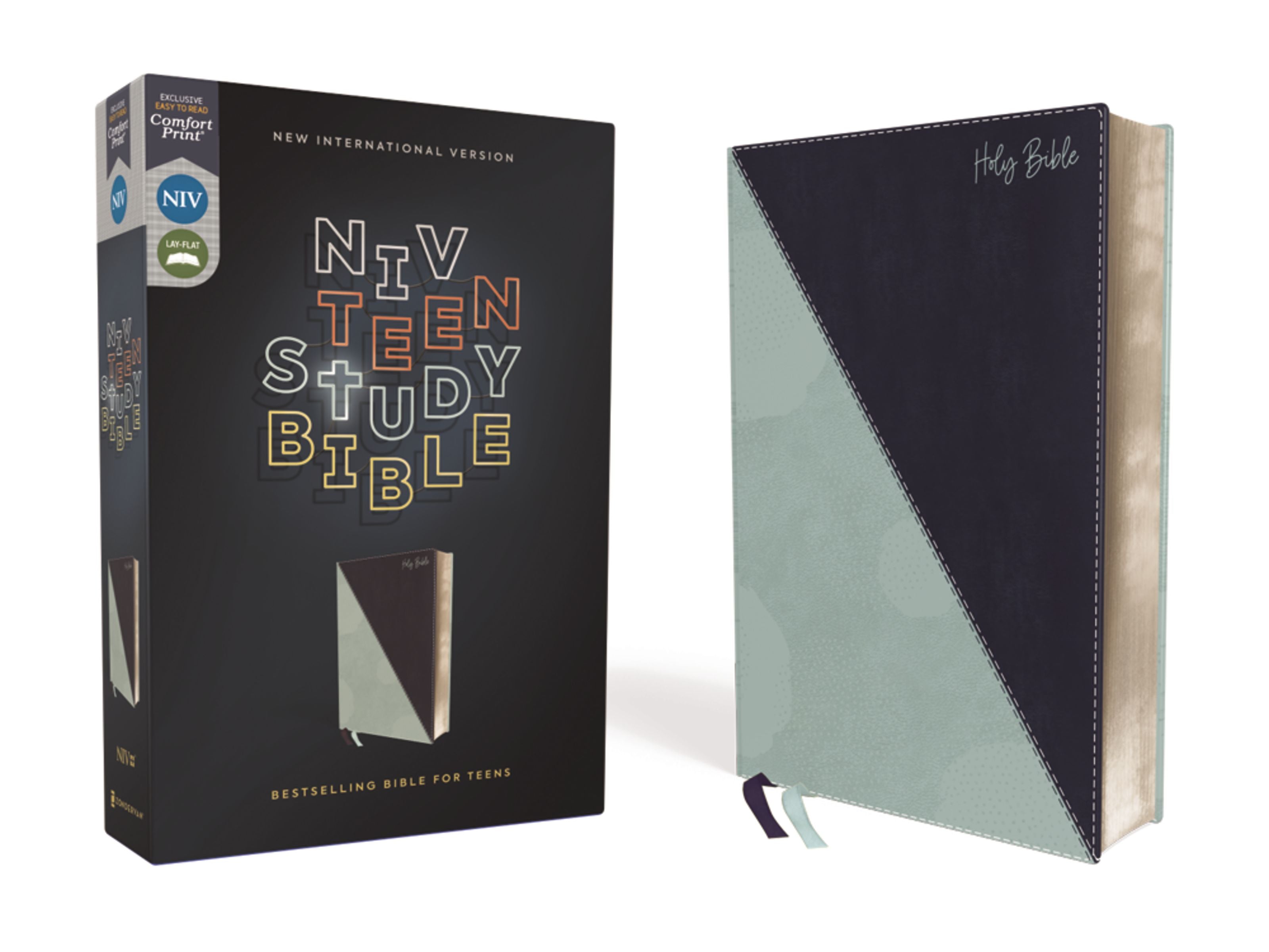 NIV Teen Study Bible Teal Comfort Print