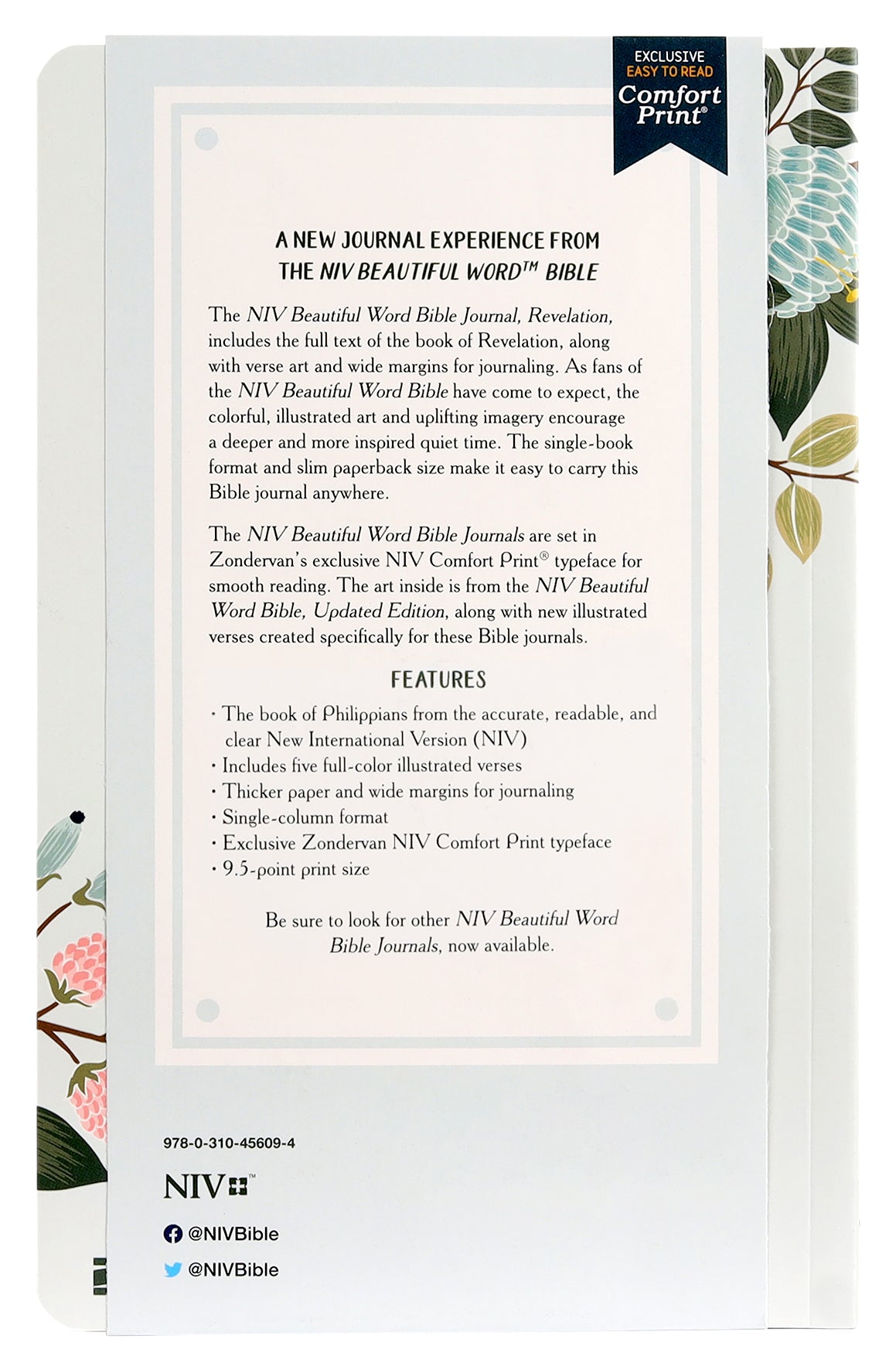NIV Beautiful Word Bible Journal Philippians