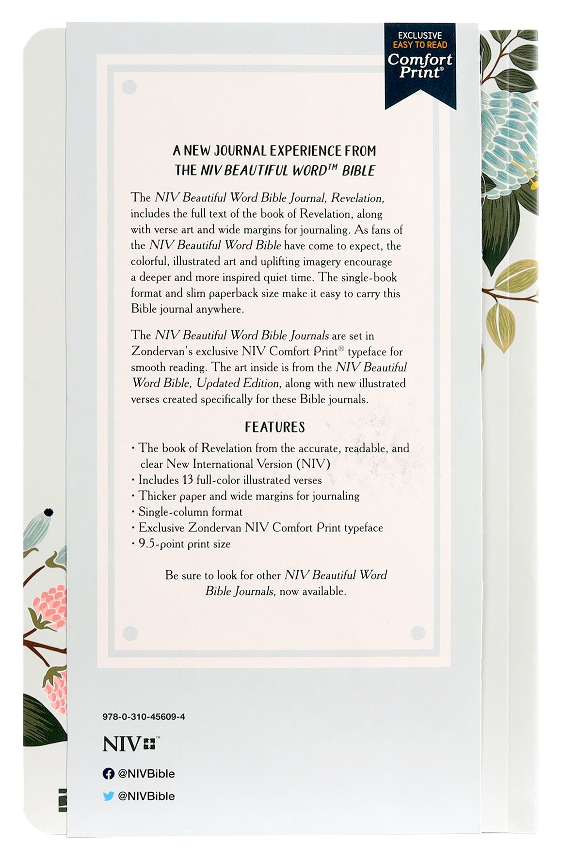 NIV Beautiful Word Bible Journal Revelation