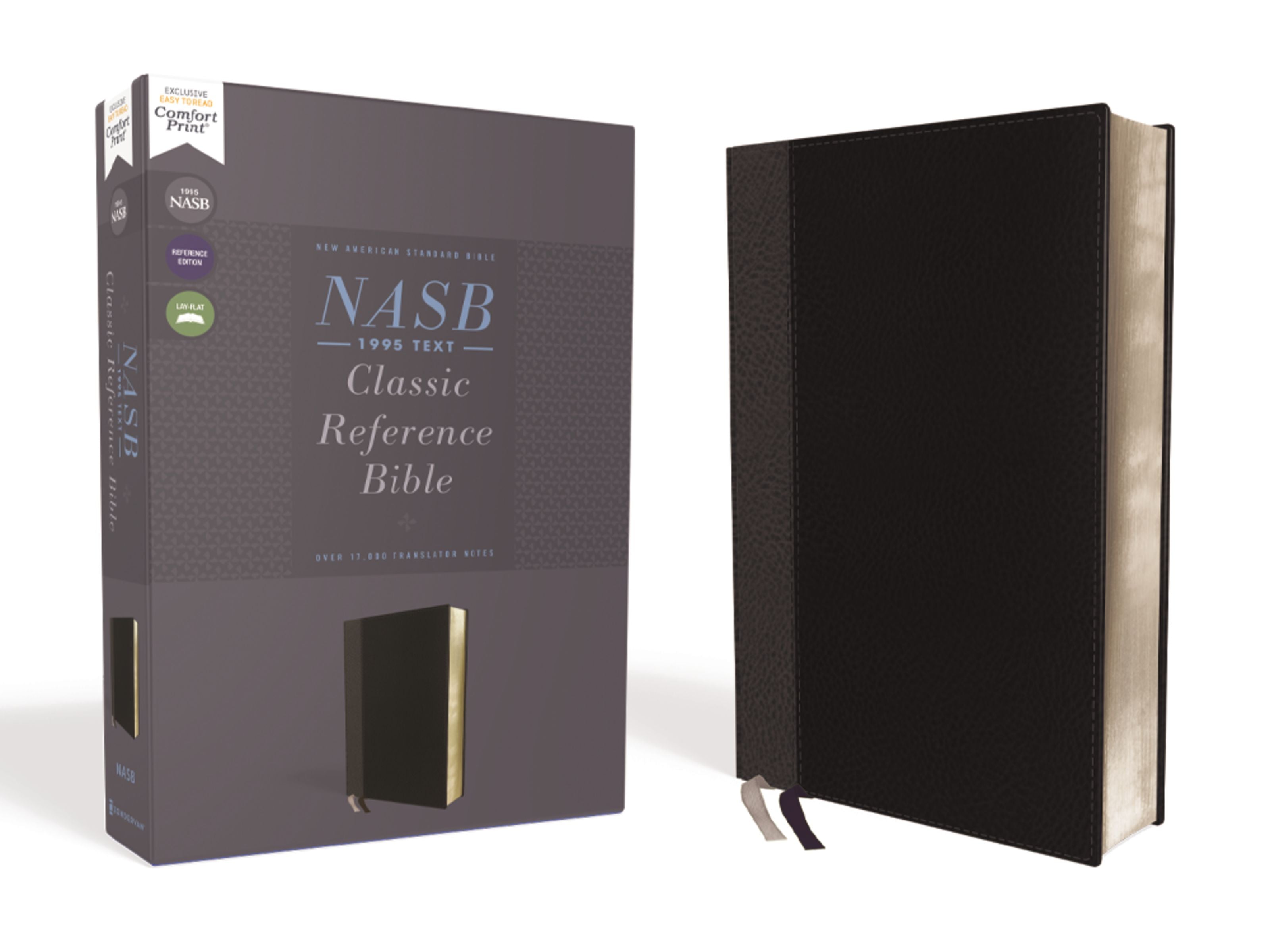 NASB Classic Reference Bible Black 1995 Text (Red Letter Edition)