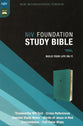NIV Foundation Study Bible Teal (Red Letter Edition)