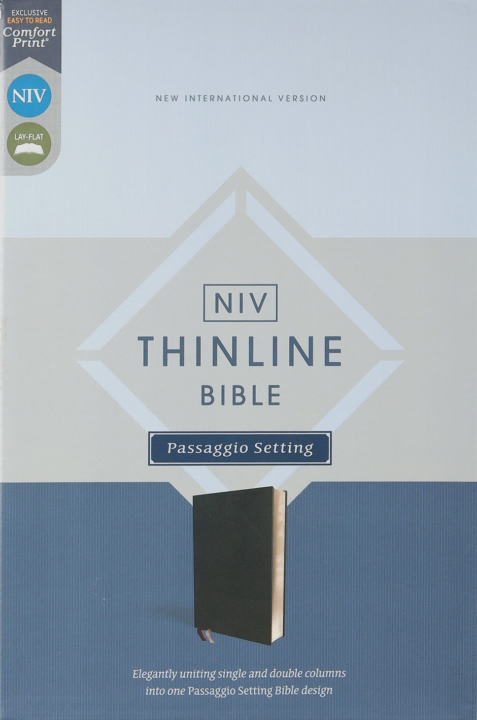 NIV Thinline Bible Passaggio Setting Black (Red Letter Edition)