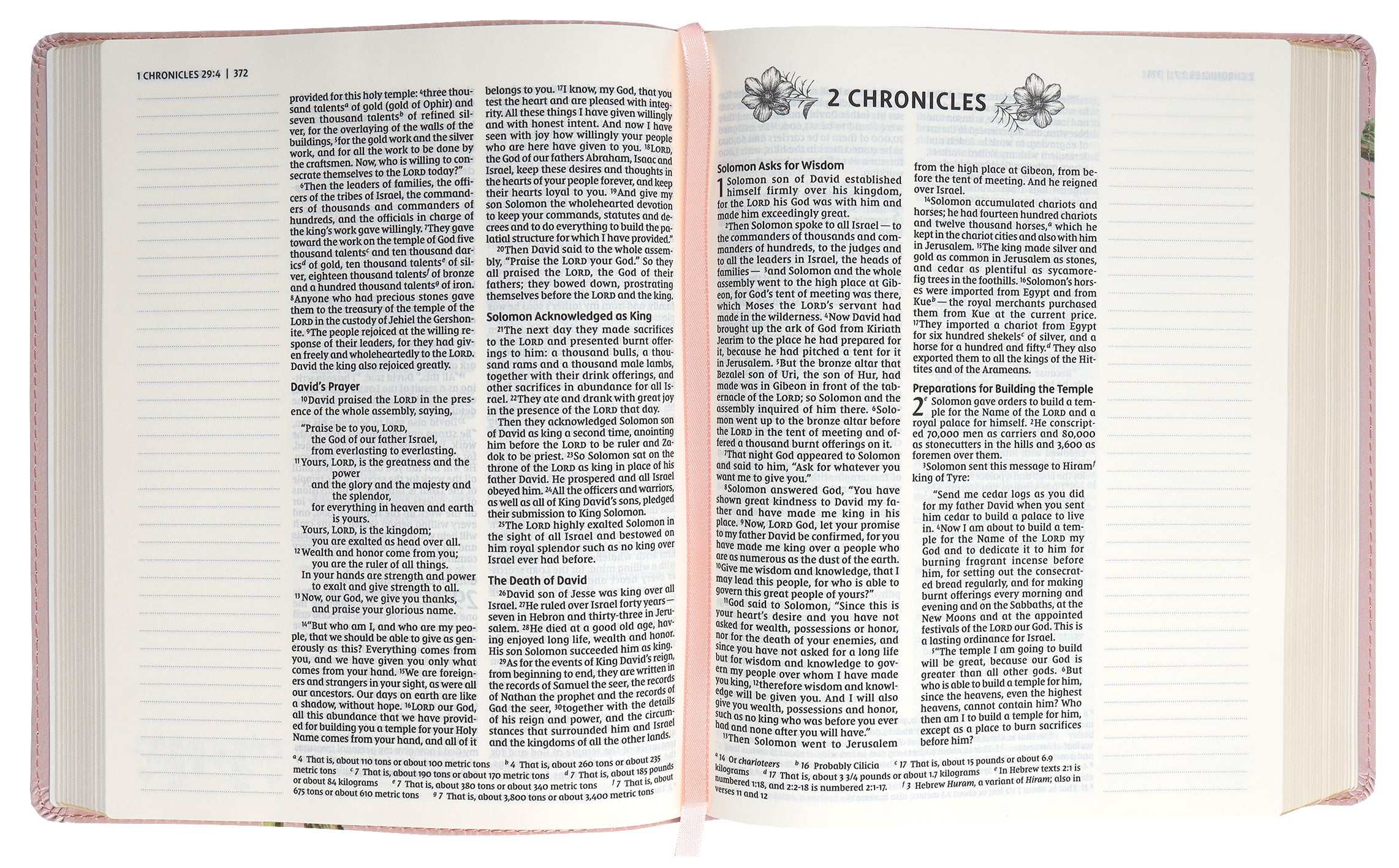 NIV Artisan Collection Bible Blush Floral (Red Letter Edition)