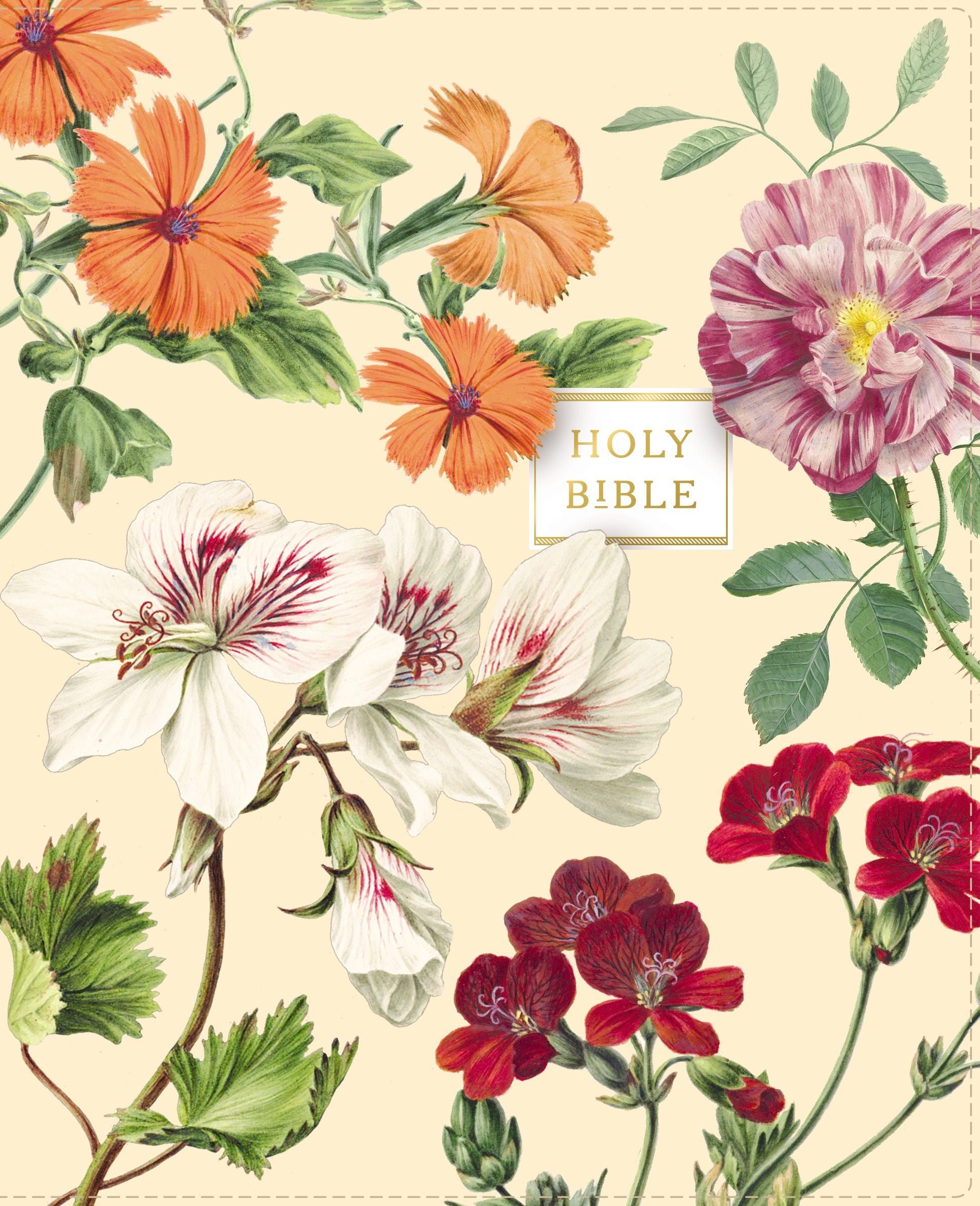 NASB Artisan Collection Bible Almond Floral 1995 Text (Red Letter Edition)