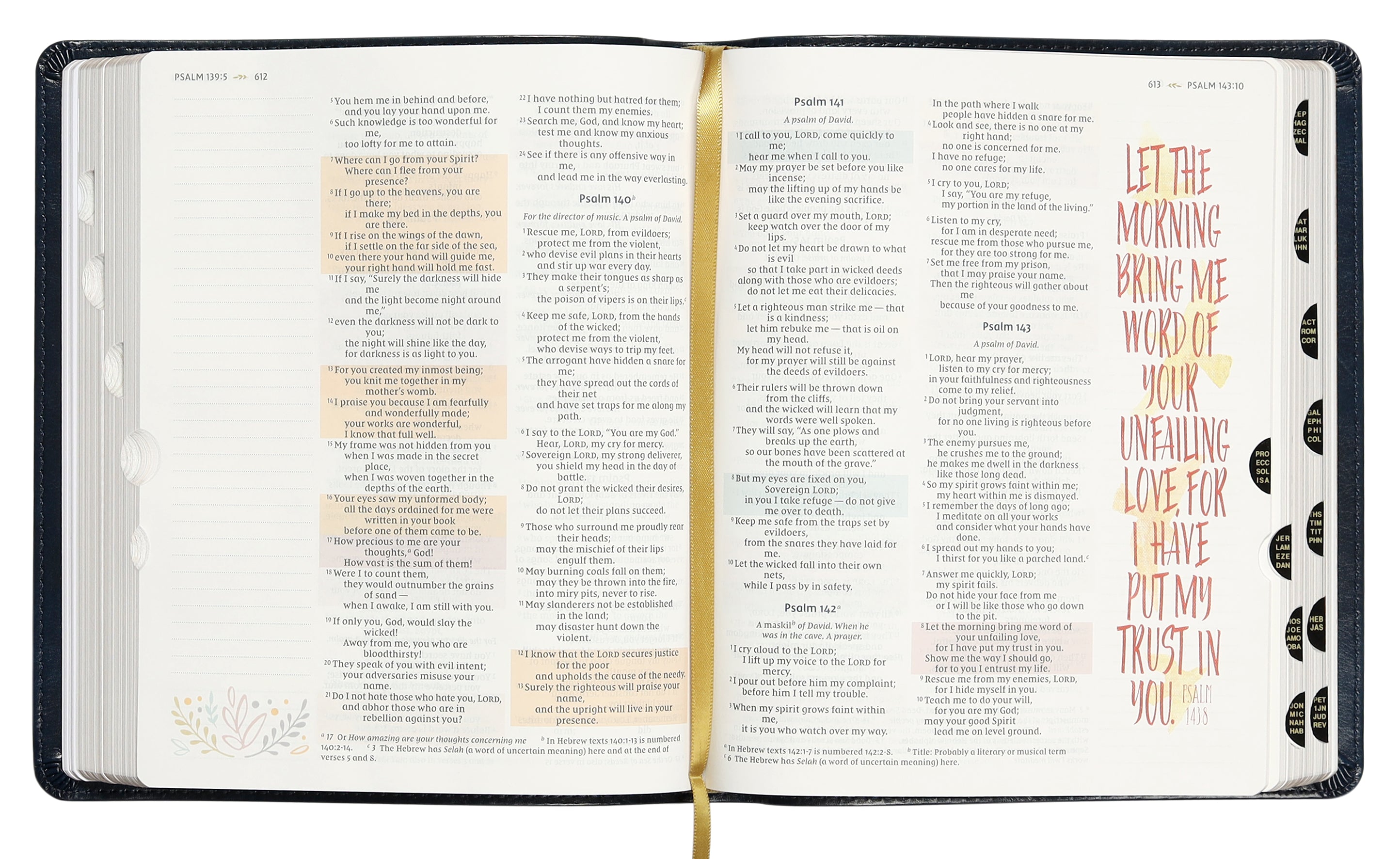 NIV Radiant Virtues Bible a Beautiful Word Collection Navy Thumb Indexed (Red Letter Edition)