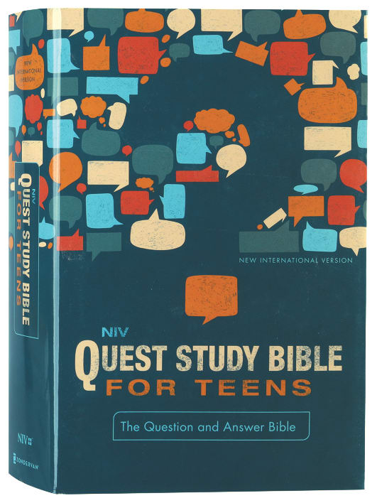 NIV Quest Study Bible for Teens, Navy