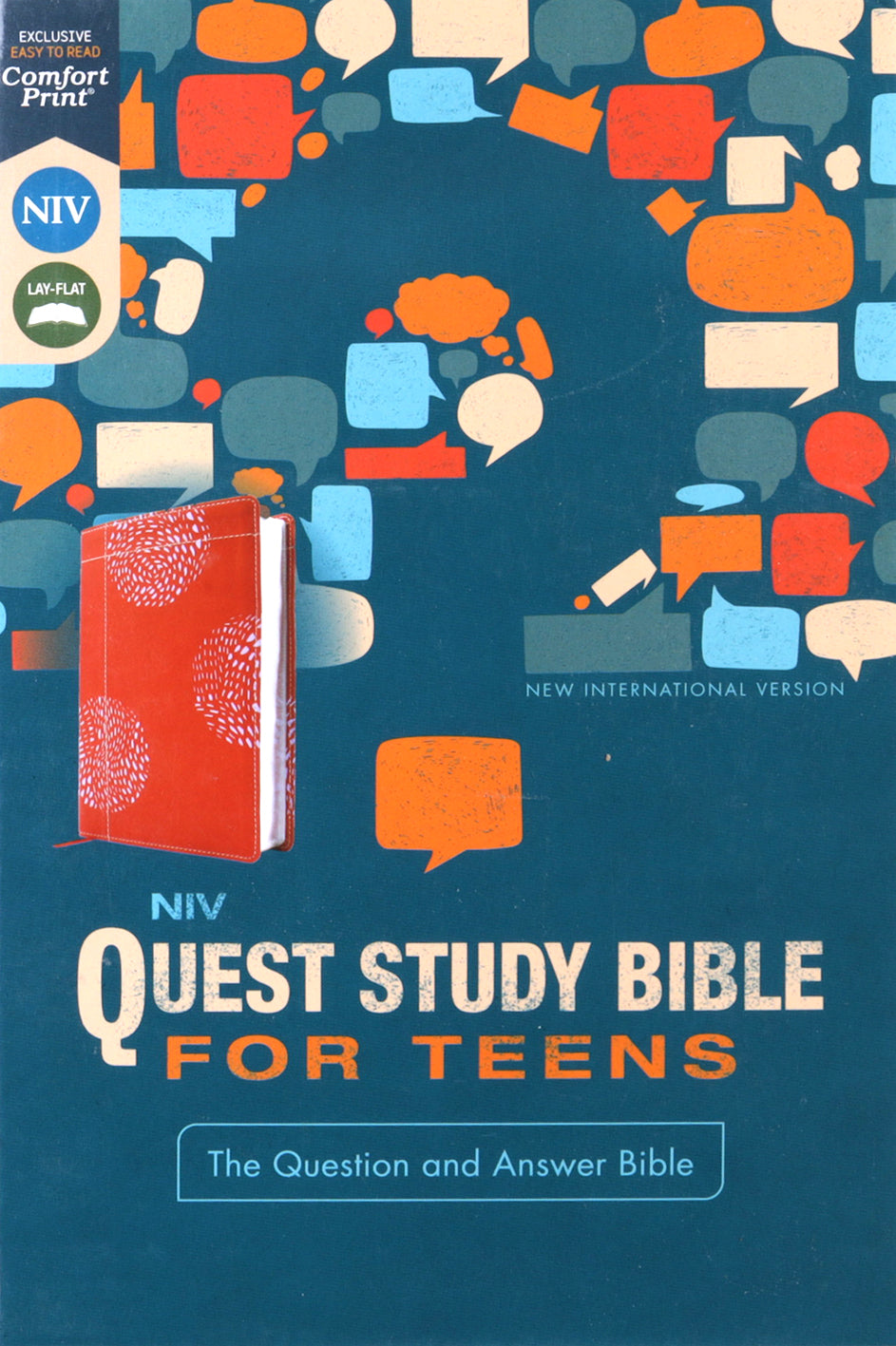 NIV Quest Study Bible for Teens, Coral