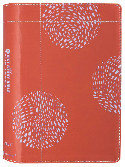 NIV Quest Study Bible for Teens, Coral