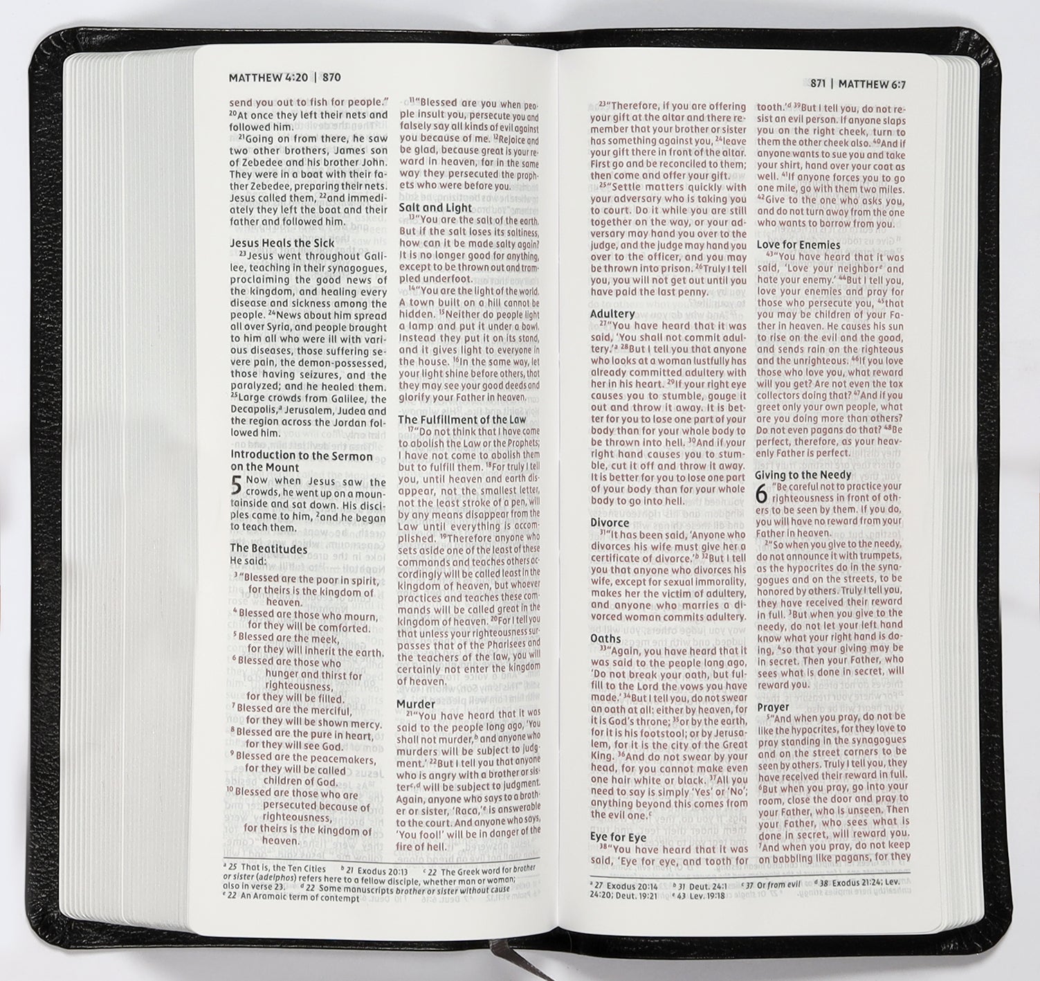 NIV Pocket Thinline Bible Black (Red Letter Edition)