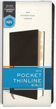 NIV Pocket Thinline Bible Black (Red Letter Edition)