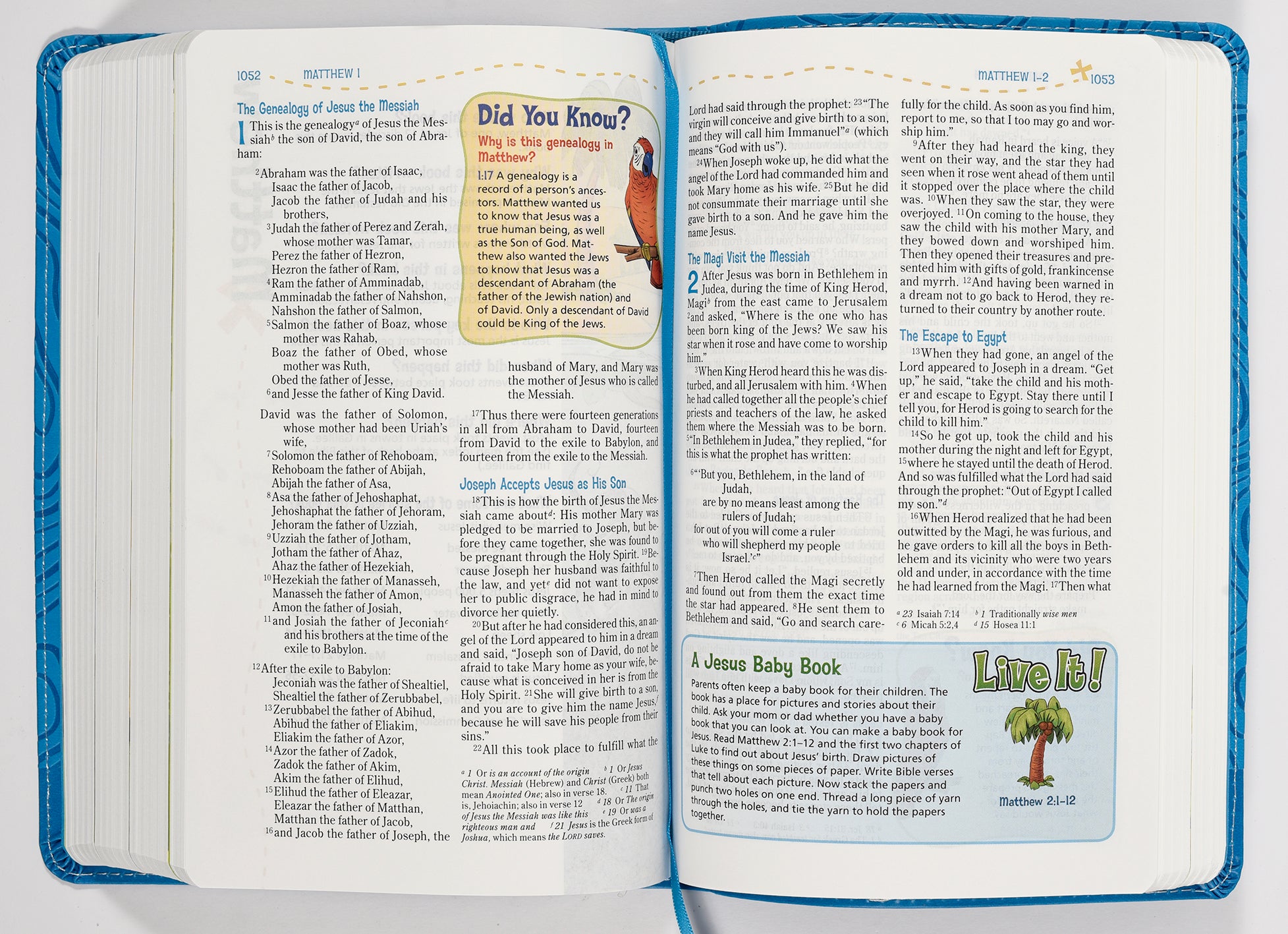 NIV Adventure Bible Blue (Black Letter Edition)