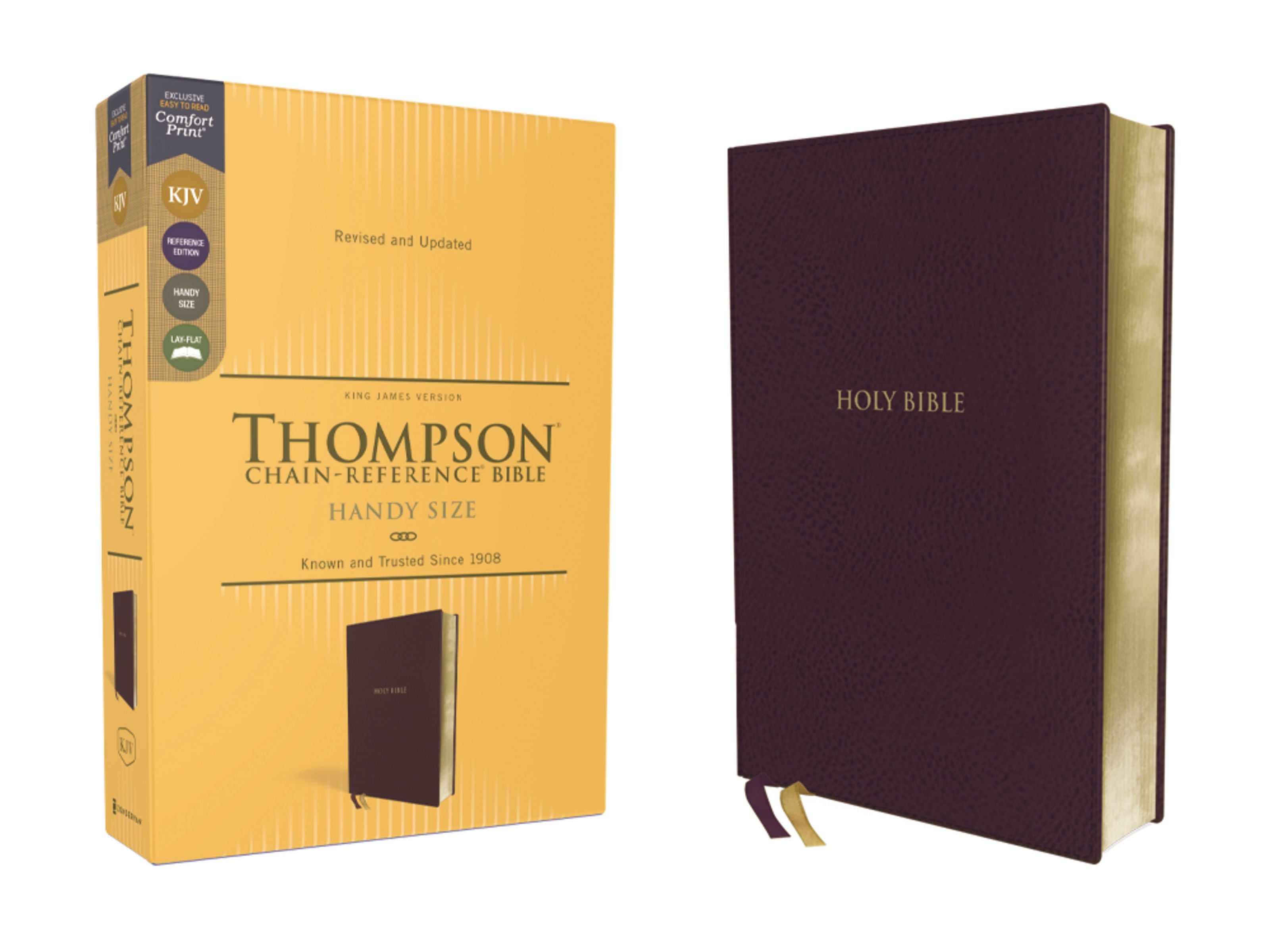 KJV Thompson Chain-Reference Bible Handy Size Burgundy (Red Letter Edition)