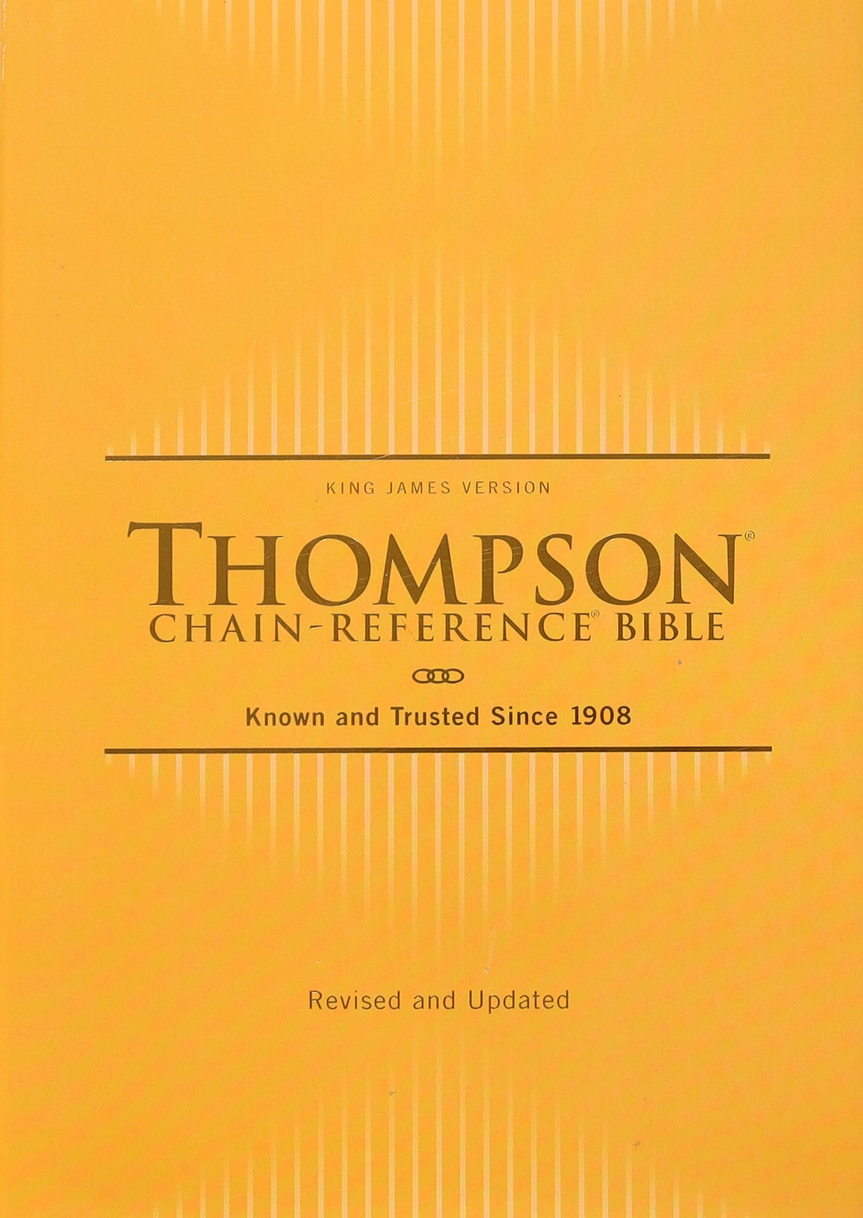 KJV Thompson Chain-Reference Bible Yellow Gold (Red Letter Edition)