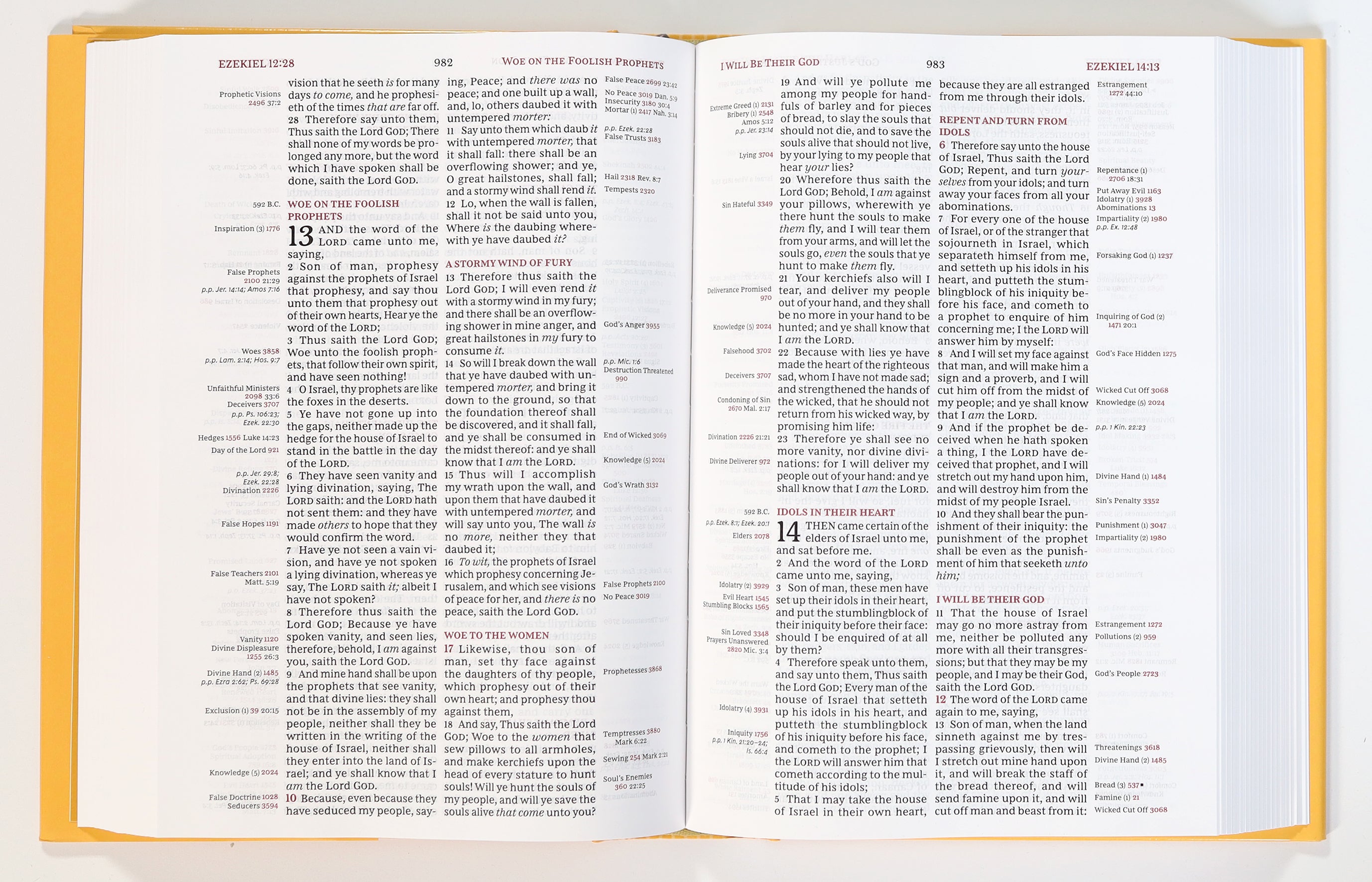 KJV Thompson Chain-Reference Bible Yellow Gold (Red Letter Edition)