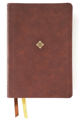 NKJV Thompson Chain-Reference Bible Large Print Brown Thumb Indexed (Red Letter Edition)