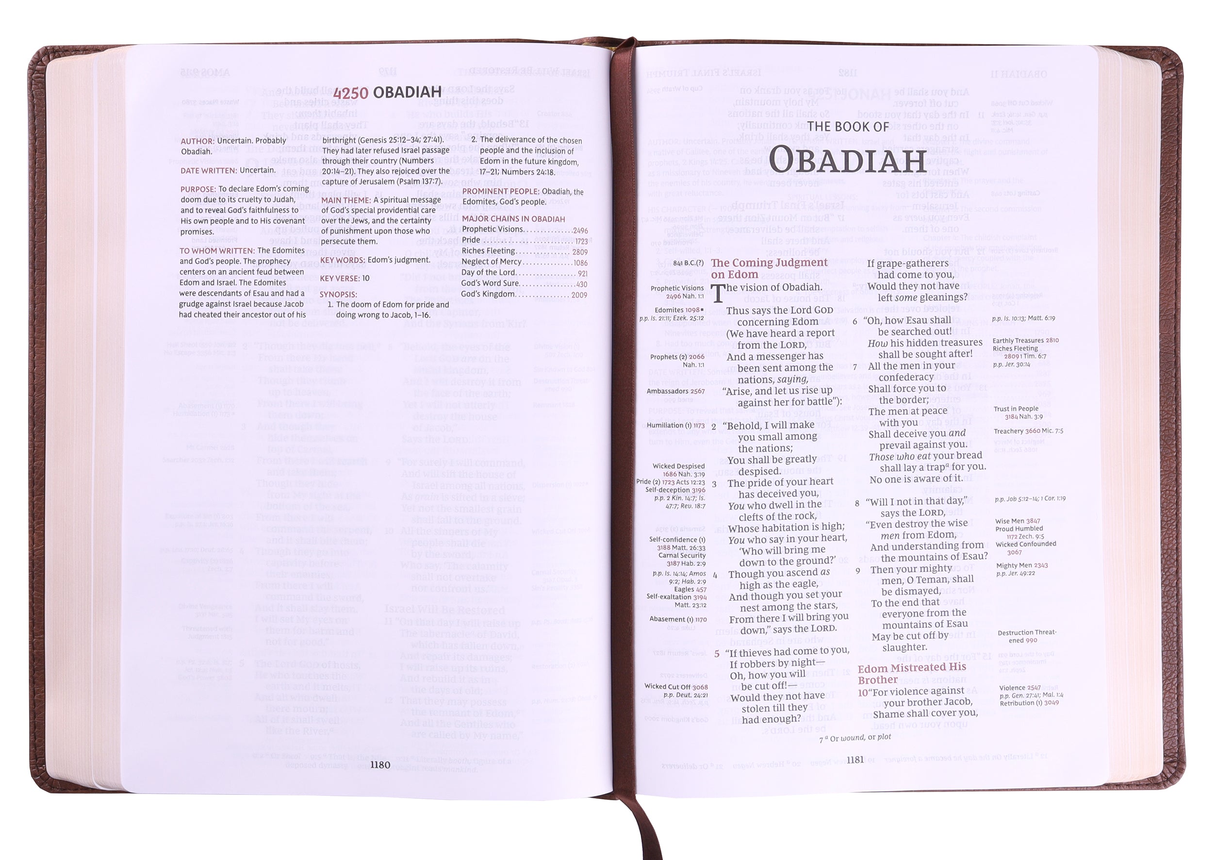 NKJV Thompson Chain-Reference Bible Brown (Red Letter Edition)