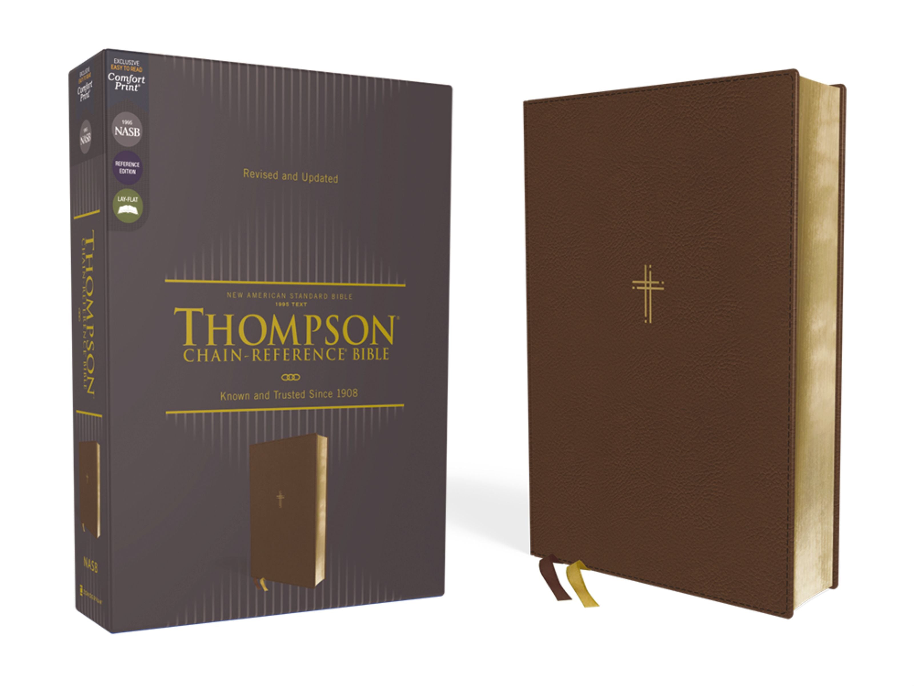 NASB Thompson Chain-Reference Bible Brown 1995 Text (Red Letter Edition)
