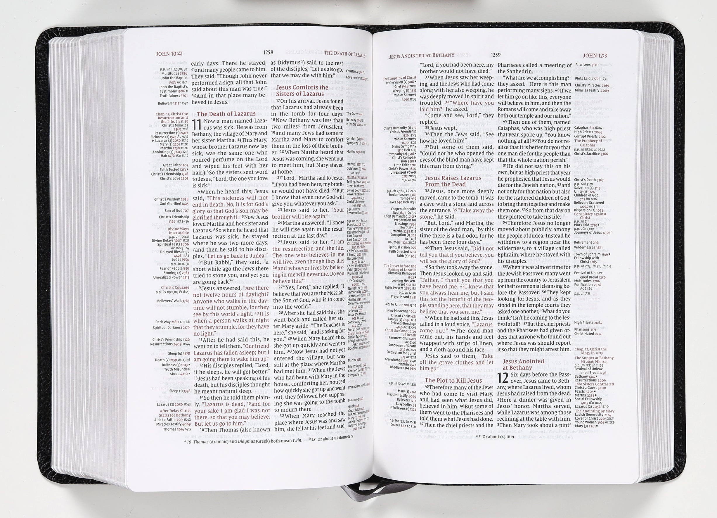 NIV Thompson Chain-Reference Bible Handy Size Black (Red Letter Edition)