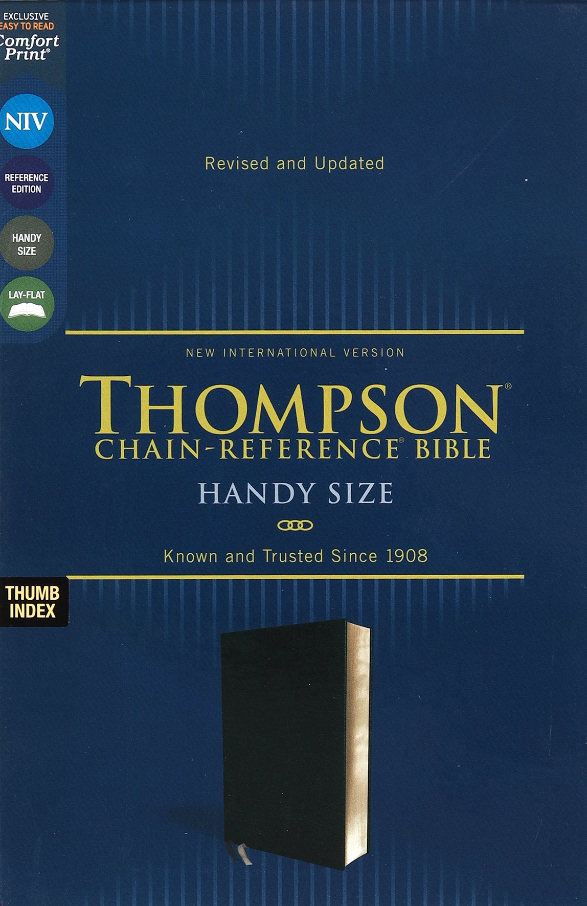 NIV Thompson Chain-Reference Bible Handy Size Black Thumb Indexed (Red Letter Edition)