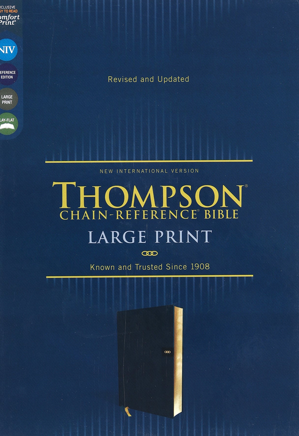 NIV Thompson Chain-Reference Bible Large Print Navy (Red Letter Edition)